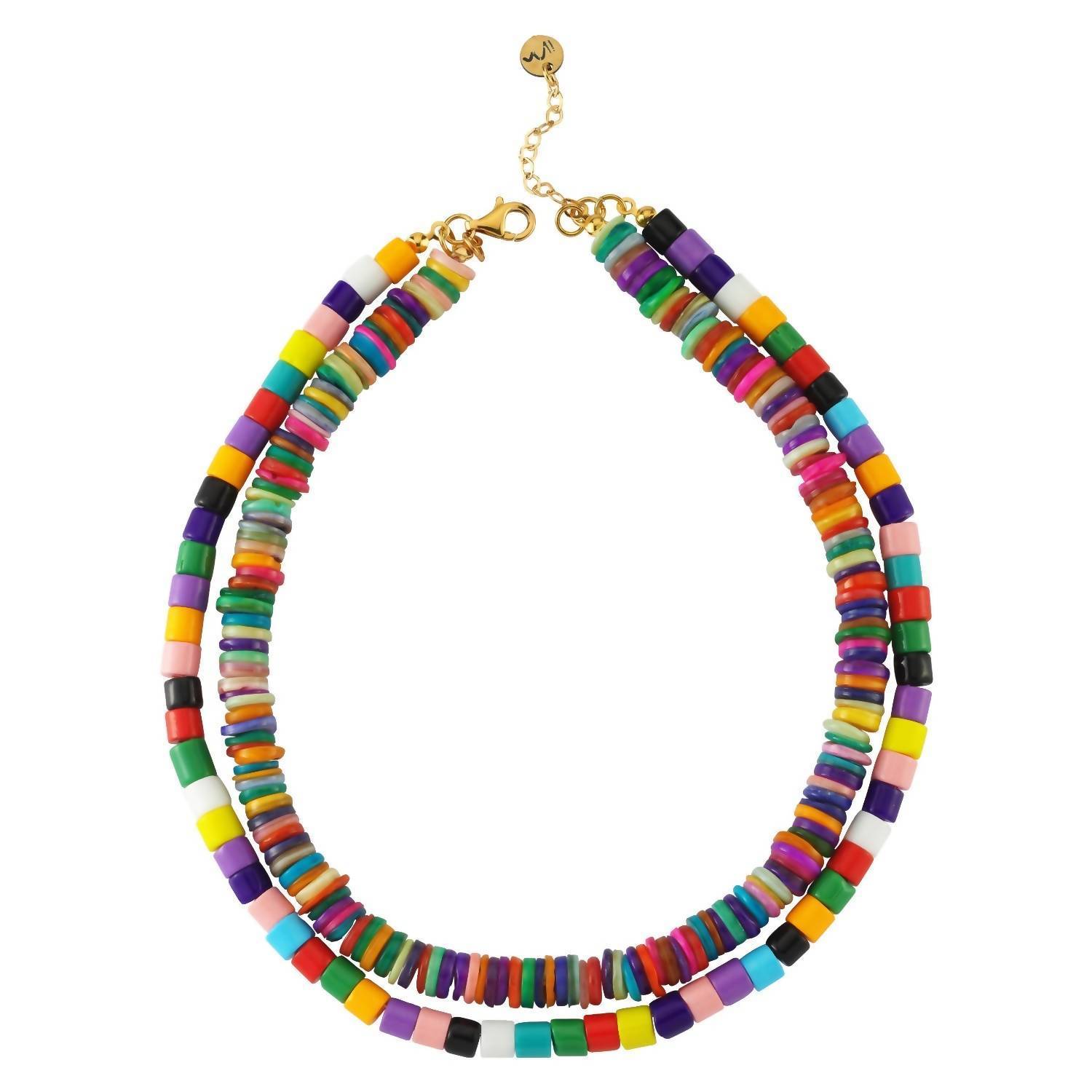 New Maisonirem Women's Bilbao Necklace In Multi Colors.
